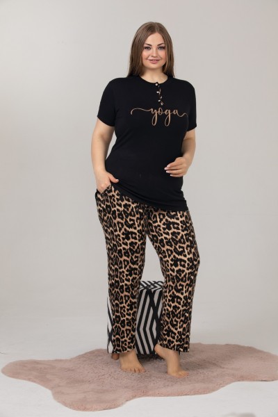 Büyük Beden Kadın Düğmeli...